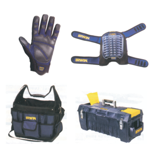 Safety Gloves, Knee Pads and Tool Storage